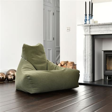 extreme lounging mighty brushed suede bean bag